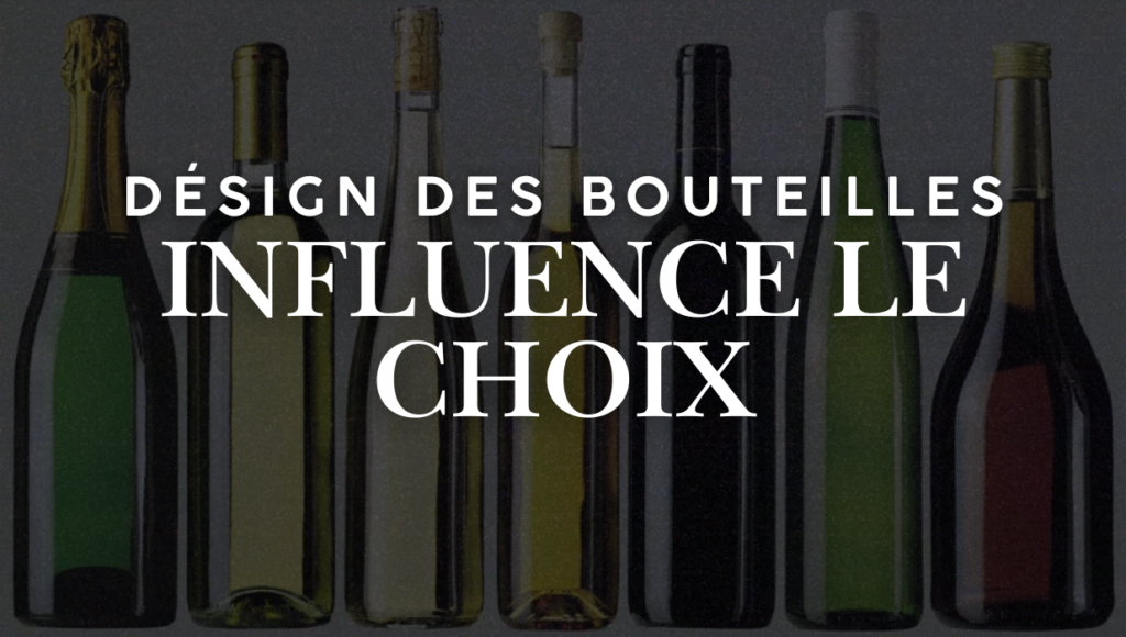 design des bouteilles de vin
