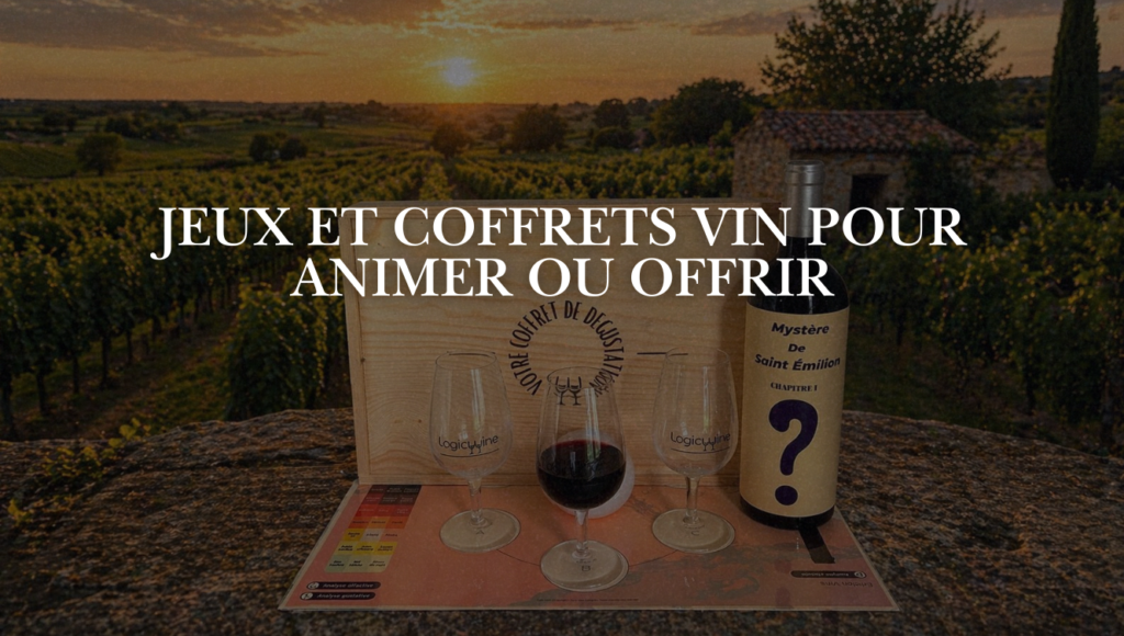 Jeux et coffrets vin pour animer ou offrir